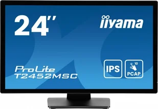 iiyama ProLite T2452MSC-B1AG 24" IPS LED dotykowy - Monitory - miniaturka - grafika 2