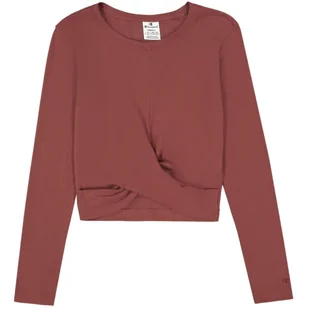 Crop Top Damski Z Okrągłym Dekoltem 117435 MS524 - Koszulki i topy damskie - miniaturka - grafika 1