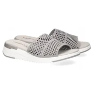 Klapki i japonki damskie - Klapki damskie Caprice 9-27208-28 201 LT GREY SUEDE 41 - miniaturka - grafika 1