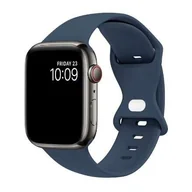 Akcesoria do smartwatchy - opaska pasek bransoleta SMOOTHBAND APPLE Watch 1/2/3/4/5/6/7/8/9/10/SE 38/40/41/42mm granatowa - miniaturka - grafika 1