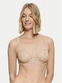 Biustonosze - Triumph Biustonosz bezfiszbinowy Amourette 10210704 Beżowy - miniaturka - grafika 1