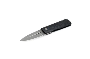 Nóż składany Maserin Daga Black/Blue FatCarbon, Elmax by Attilio Morotti (372/B) - Noże - miniaturka - grafika 1