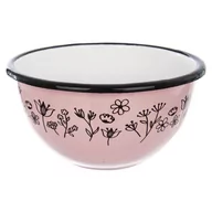 Miski i półmiski - Orion Miska miseczka emaliowana LOUKA RÓŻOWA 12 cm 0,5L 124780 - miniaturka - grafika 1