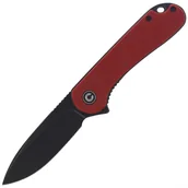 Noże - CIVIVI Elementum Flipper Burgundy G10, Black Stonewashed (C907A-1) - miniaturka - grafika 1