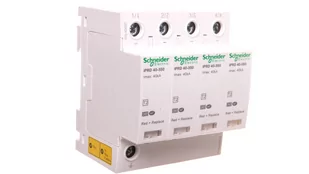 Ogranicznik przepięć iPRD-40-40kA-350V-4P A9L40400 - Bezpieczniki elektryczne Ogranicznik przepięć iPRD-40-40kA-350V-4P A9L40400 - Bezpieczniki elektryczne - miniaturka - grafika 1