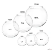 Pozostałe akcesoria do akwarium - Kula Happet szklana 7,5l - miniaturka - grafika 1