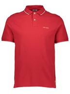 Koszulki męskie - Pepe Jeans Koszulka polo w kolorze czerwonym - miniaturka - grafika 1