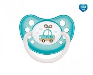 Canpol babies Smoczek silikonowy anatomiczny 18m+ Toys zielony - Smoczki uspokajające - miniaturka - grafika 1