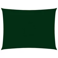 Parasole ogrodowe - vidaXL Prostokątny żagiel ogrodowy, tkanina Oxford, 2,5x4 m, zielony vidaXL - miniaturka - grafika 1