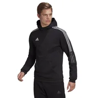 Bluzy męskie - Adidas, Bluza męska, TIRO 21 Sweat Hoody GM7341, czarny, rozmiar M - miniaturka - grafika 1