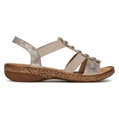 Sandały damskie - Sandały Rieker CEO-62850-90 - miniaturka - grafika 1