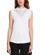 Koszulki i topy damskie - ESPRIT Collection Damska koszulka 043EO1K323, 100/biała, XL, 100 / biały, XL - miniaturka - grafika 1
