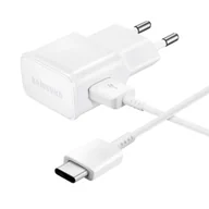 Ładowarki do telefonów - Ładowarka sieciowa Samsung USB-A 15W z kablem USB-A - USB-C - biała SAMSUNG - miniaturka - grafika 1