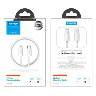 Joyroom kabel do szybkiego ładowania USB Typ C - Lightning (certyfikat MFI) Power Delivery 3 A 2 m biały (S-M421) - Kable USB - miniaturka - grafika 5