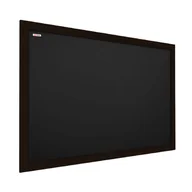 Tablice i flipcharty - Tablica kredowa czarna 120x90 cm rama CZARNA drewniana lakierowana - miniaturka - grafika 1