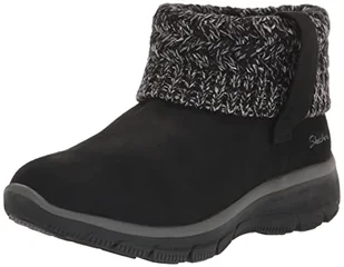 Skechers Damskie łatwe do przenoszenia – przyjemne botki na wodzie, czarne, rozmiar 41 UE - Botki damskie - miniaturka - grafika 1