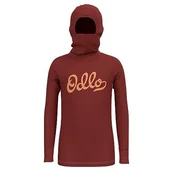 Odzież sportowa dziecięca - Odlo Active WARM ECO Kids Baselayer top z kapturem 116 - miniaturka - grafika 1