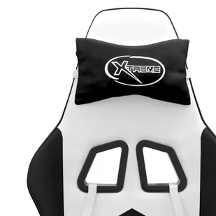 Lumarko Obrotowy fotel gamingowy, biało-czarny, sztuczna skóra - Fotele gamingowe - miniaturka - grafika 10