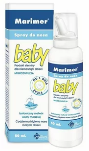 SANOFI AVENTIS FRANCE Marimer Baby woda morska do oczyszczania nosa 50 ml 9055986 - Przeziębienie i grypa - miniaturka - grafika 1