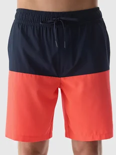 Spodenki boardshorty plażowe męskie 4F 4FWSS24UBDSM087-31S Granatowy - Stroje kąpielowe Spodenki boardshorty plażowe męskie 4F 4FWSS24UBDSM087-31S Granatowy - Stroje kąpielowe - miniaturka - grafika 1