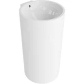 Umywalki - LaVita Elena umywalka 44,5x46,5x81,5 cm wolnostojąca biały połysk - miniaturka - grafika 1