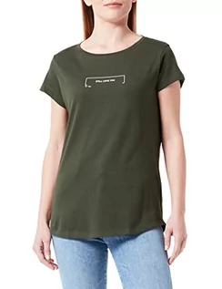 Koszulki i topy damskie - Sisley Koszulka damska 3I1XL101W, zielona 22M, XS - grafika 1