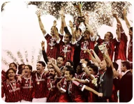 Podkładki pod mysz - PODKŁADKA POD MYSZKĘ AC MILAN Z IMIENIEM 23x19CM DO LAPTOPA - miniaturka - grafika 1