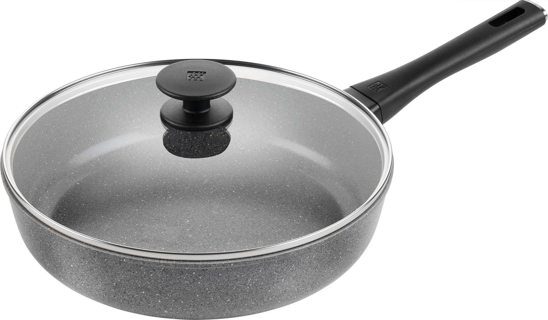 Patelnia Zwilling ZWILLING TERRENO PLUS Patelnia saut z pokrywką - 28 cm, Szary