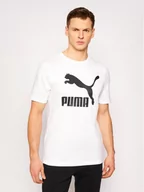 Koszulki męskie - Puma T-Shirt Classics Logo 530088 Biały Regular Fit - miniaturka - grafika 1
