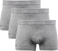 Majtki męskie - Lacoste Lacoste 3-Pack Boxer Briefs 5H3389-CCA szary S - miniaturka - grafika 1