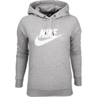 Bluzy sportowe damskie - Bluza sportowa damska Nike W Essential Hoodie PO HBR - miniaturka - grafika 1
