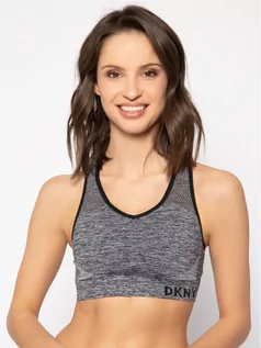 Biustonosze - DKNY Sport Biustonosz top DP8T5945 Szary - grafika 1