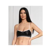 Biustonosze - Karl Lagerfeld Satynowy biustonosz - miniaturka - grafika 1