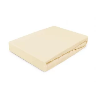 Darymex Prześcieradło z Jersey kremowe 130/140x200 cm 5907761019805 - Prześcieradła - miniaturka - grafika 1