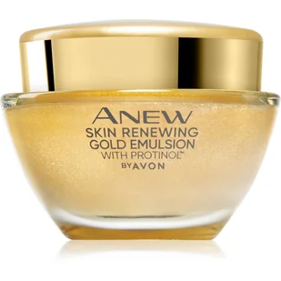 Avon Anew Skin Renewing Gold Emulsion nawilżający krem przeciwzmarszczkowy na noc 50 ml - Kremy do twarzy - miniaturka - grafika 1