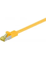 Patchcordy - Goobay Patchcord S/FTP, Cat7, PIMF, 0.25m, żółty 91566 - miniaturka - grafika 1