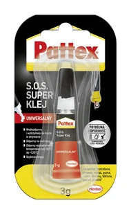 Pattex Uniwersalny super klej S.O.S 12 x 3 g - Kleje i inne preparaty budowlane - miniaturka - grafika 3