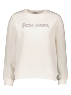 Bluzy damskie - Pepe Jeans Bluza w kolorze kremowym - grafika 1