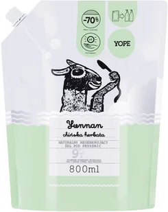 YOPE naturalny żel pod prysznic Yunnan chińska herbata Reffil 800 ml - Kosmetyki do kąpieli - miniaturka - grafika 2