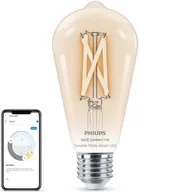 Halogeny - Inteligentna żarówka LED PHILIPS ST64 927-65 CL 1PF 6 7W E27 Wi-Fi - miniaturka - grafika 1