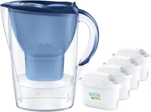 Brita Marella XL + 4 filtry MAXTRA PRO Pure Performance niebieski - Dzbanki filtrujące - miniaturka - grafika 1