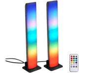 Lampy stojące - ZESTAW 2x LED RGB Ściemnialna lampa stołowa LED/5W/5V + pilot zdalnego sterowania - miniaturka - grafika 1