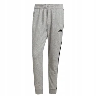 Spodnie męskie adidas Essentials Fleece szare GK8824-XL - Spodnie męskie - miniaturka - grafika 1