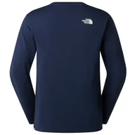 Koszulki sportowe męskie - Koszulka męska The North Face M L/S Simple Dome Tee Rozmiar: XL / Kolor: ciemnoniebieski - miniaturka - grafika 1