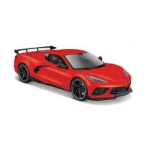 MAISTO 31534-46 Chevrolet Corvette Stingray Coupe czerwony 1:24 - Samochody i pojazdy dla dzieci - miniaturka - grafika 2