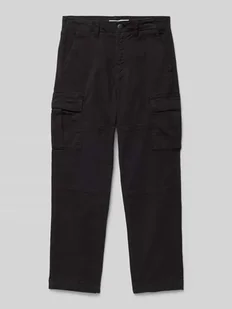 Spodnie cargo o kroju regular fit z detalem z logo model ‘RYAN’ - Spodnie i spodenki dla chłopców - miniaturka - grafika 1