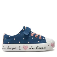 Buty dla dziewczynek - Trampki Lee Cooper LCW-24-02-2161K Navy - miniaturka - grafika 1