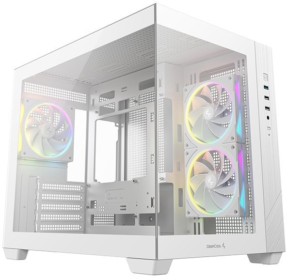 DeepCool CG330 3F WH Tower Biały R-CG330-WHNGM3-G