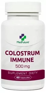 Colostrum immune IG 40 500 mg - 60 kapsułek MEDFUTURE - Przeziębienie i grypa - miniaturka - grafika 1