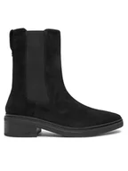 Botki damskie - Calvin Klein Sztyblety HW0HW02191 Czarny - miniaturka - grafika 1